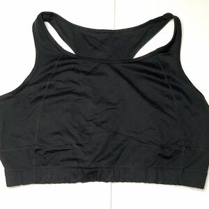 Torrid Black Longline Sports Bra Size 3 Activewear